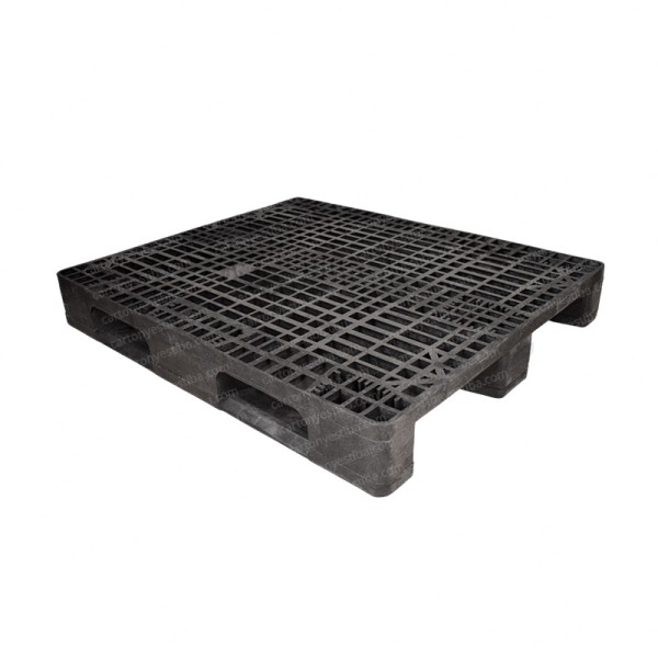 Estiba plástica ventilada 120x100x16cm resistencia de 4.000 kg