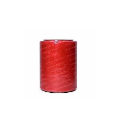 Stretch rojo 12.5 cm x 157 mt calibre 8 - Cartón y Estiba