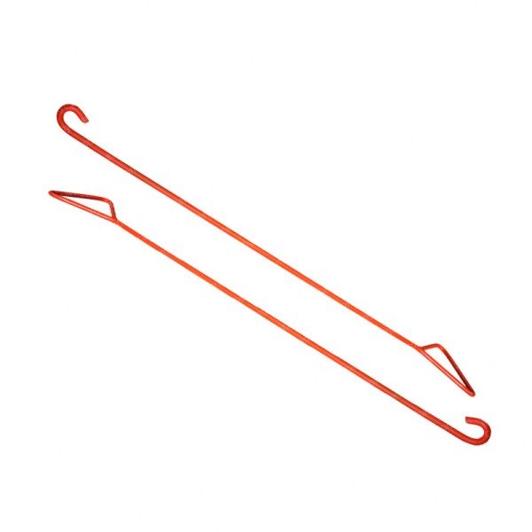 Gancho para carro metálico porta canastillas