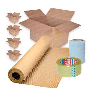 Kit para mudanzas y trasteos mediano - Cartón y Estiba