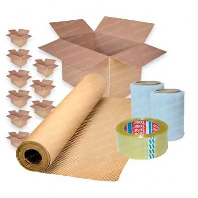 Kit para mudanzas y trasteos grande - Cartón y Estiba
