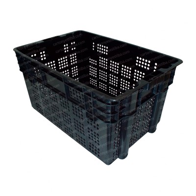 Canastilla apilable 60 x 39 x 31cm - Cartón y Estiba