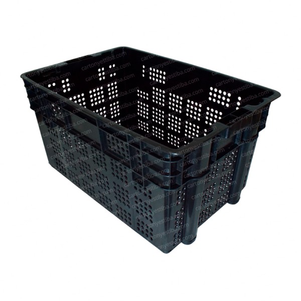 Canastilla apilable 60 x 39 x 31cm