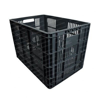 Canastilla perforada 60 x 40 x 41cm - Cartón y Estiba