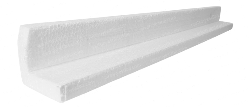 Esquinero de icopor en L